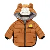 Boy winter monkey coat jacket 2019 Korean version of children cartoon padded coat jacket baby