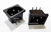 Adapter,10A 250V 90 degree Angled IEC 320 C14 3Pin Male Plug AC Power Socket/10PCS