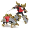 G1 BPF Transformación Dinoking Volcanicus Grimlock Slag Snarl Swoop Slash Dinobots 5in1 Figura Robot Toys T2001062315075343