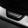Tillbehör dörr sill Scuff Plate Guards Carbon Fiber Door Sills Protector Stickers för BMW F10 F30 F34 E70 X1 x5 x6 bil styling