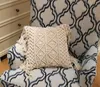 45*45cm 100% coton lin macramé tissé à la main taie d'oreiller coton fil tricoté oreiller couvre géométrie bohême coussin couvre décor à la maison