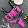 Sexy Bikinis Mulheres Swimsuit 2019 Verão Low Cintura Banheira Terno Escavado Bandage Top Push Up Bikini Set Plus Size Swimwear XXL1