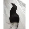 Malaysisches Echthaar, 4 x 4-Spitzenverschluss, HD-Spitzenfarbe, gerades reines Haar, 4 x 4-Verschluss mit Babyhaarprodukten, natürliche Farbe