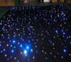 4.6mx7m Events Backdrop LED Starlit Curtain Black cloth+White leds for Wedding Party Decoration with Bar, Disco, Hotel etc LLFA