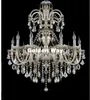 Chandeliers Free Shipping Cognac Color Chandelier Crystal Pendant Chandelier Lights Fixtures Hotel Crystal Lighting Lamp Staircase Long Chande