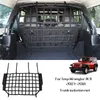 Black Pet Separation Net Fence &Car Trunk Cargo Safety Net For Jeep Wrangler JK JL 2007-2018 Factory Outlet Car Accessories