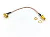 SMA right angle male plug to SMA female with nut pigtail RG316 cable 15CM