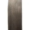 14 "-26" 100g Pre Bonded Nail U Punta Cheratina Fusion Made Remy Capelli Umani Dritto U Tip Estensioni Dei Capelli Capelli grigi Umani