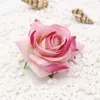 10PCS Große Samt Tuch Rosen Künstliche Blume Köpfe Hochzeit Auto Dekoration Weihnachten Halloween Party Geschenk Box Decor flores