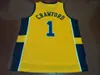 Donna-Uomo della gioventù rari # 1 Jamal Crawford Michigan Wolverines College Basketball Jersey Size S-6XL o su misura qualsiasi nome o numero di maglia