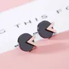 Wholesale-2019 Hot Sale Earrings Designer Titanium Steel Stud Women's Fashion Rose Gold Letter V Earrings With LOGO