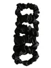 5 pçs cetim seda cor sólida laços de cabelo scrunchie elástico faixas de cabelo feminino luxo acessórios macios titular rabo de cavalo corda4205582