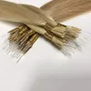 CE認定卸売髪のカスタムカラープラスチックIチップヘアエクステンションRaw Cuticle aligned Flex Nanoタイプ