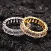 Desenhista de luxo jóias mens anéis hip hop bling anel diamante casamento noivado pandora estilo ouro campeonato de prata anéis rapper amor
