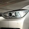 Dekoracja włókien węglowych reflektory brwi powieki Pokrywa wykończona do BMW F30 20132018 Seria 3 Seria Light Light Stickers224Q8221289