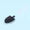 100pcs/lot Mini Disposable Plastic Cake Scoop Potted Shovel Garden Party Supplies Ice Cream Pastry Spoon