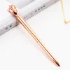 ODM Online Wholesale Spot Goods Fashionable Stifte Metal xp Pen Assorted Colors Charming Crown Ball Pens for Lady Valentine Gifts