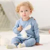 Rabbit Knitted Bunny Rompers for Newborns Jumpsuits Infant Bebes Boy Girl Long Sleeve Overalls Toddler Children039s Easter Outf3507490