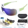 Occhiali per sport all'aria aperta Moda occhiali da ciclismo Occhiali da sole intercambiabili con lenti tattiche con obiettivo 2/5 NO02-310