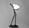 Nordic Moderne Hars Art Studie Stand Licht Vloerlamp Slaapkamer Woonkamer E27 Tafellampen Verlichtingsarmaturen Home Decor Luminaire LLFA