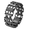 Thuisreparatie Opener Link Reisschroevendraaier Multifunctioneel gereedschap Kamperen Noodwandelen Outdoor Armbandsleutel TREAD Roestvrij staal