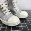 Stivali da uomo color argento 2022 Primavera Chaussure Homme Stivali alti in vera pelle moda 10 #20/20E50