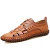 Nieuwe 2019 lente zomer rits heren loafers mode ademend mannen flats lederen casual schoenen ontwerpers mocassins heren schoenen maat 38-48