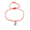 20 pcs/lot été Boho plage conque coquille rouge Bracelet femmes enfants chanceux fil rouge Bracelets coloré corde Couple bijoux en gros