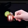 Mode moscou mini verre 98 ml en acier inoxydable tasse à cocktail moscou mule tasse verres à vin bière anciens cuivre tasse T2I5054-1