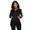 Sudaderas con capucha para mujer Sudaderas Llegada Mujeres Hoodie Casual Manga Larga Capucha con capucha Cremallera Mujer Jersey Trajes