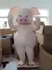 2019 alta calidad estrella roja cerdo vestido de lujo de dibujos animados adulto traje de mascota animal envío gratis la mejor calidad
