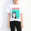 O-cou nouveau Design 9 Styles femmes décontracté blanc T-Shirt femme à manches courtes haut t-shirts imprimé T-Shirt femmes livraison directe tendance