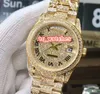 2019 new Men039s relógios de gelo relógio de diamante de diamante de diamante de diamante de diamante de diamante relógio de diamante relógio mecânico automático Relógios à prova d'água8304334