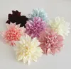 Dahlia Chrysanthemum Head Simulation Wool Dahlia Wholesale Wedding Decoration Flower Wreath Head Ring With Flower Forest Wreath WY1347