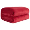 Herfst en Winter Flanel Wool Deken Warm Zachte Koraal Fleece Deken Beddengoed Volwassen Solid Bed Cover Sofa Bed Cover