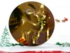 Julgran Decor Elk Bell String Light Led Party Ornament för Hem Hängande Garland Xmas Present 3.5 * 1m