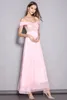 Women's Spaghetti Straps Sexy Off the Shoulder Embroidery Evening Prom Elegant Long Runway Dresses209K