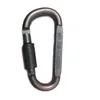 6st / lot utomhus camping klättring utrustning legering aluminium jakt överlevnad växelkrok carabin mouseton edc karbin carabiner