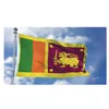 3x5ft Custom Sri Lanka sjunker högkvalitativ digital tryckt polyester reklam utomhus inomhus, mest populära flagga, gratis frakt