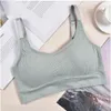 Bras Strapless Sports Bras Workout Crop Tops Running Shock Proof Bras Fitness Vest Elastic Solid Justerbar Sommar Bra Kvinnor Underkläder B4952