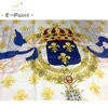 الملكي معيار ملك فرنسا العلم 90 * 150 سنتيمتر حجم العلم راية الديكور تحلق الرئيسية حديقة العلم هدايا الأعياد