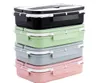 Puntenza portatile Bento Box Box Food 4-Compartment 3 Grids Lunch Box Thermal For Food 304 Acciaio inossidabile Box per bambini