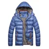 Autumn Winter Hooded Jacket Men Parka quiltad vadderad vaddad vindbrytare manliga herrjackor och kappa parkor överrock m220