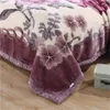 Coperta soffice e soffice calda super morbida Coperta in visone Raschel a doppio strato per letto matrimoniale Biancheria da letto invernale Thick1222N