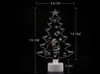 HOT عيد الميلاد ديكريشن LED أضواء الإبداعية تغيير لون الخفيفة ليلة ثلج سانتا كلوز برج شجرة عيد الميلاد مضيئة الديكورات مصباح فانوس