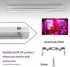 T5 T8 LED Grow Light Bar 6 SZTUK Pełna Spectrum Gruba Lampa Rurka do nasion Rozpoczęcie Kryty Kwiat Plant Bloom Warzywo Greenhouse Ogród Światła