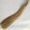 VMAE European Straight P27/60 Pre bonded 1g strand 100s 12 to 28 Inch Keratin Glue Double Drawn Flat Tip Human Hair Extensions