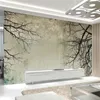Custom elke maat muurschildering behang moderne eenvoudige tak hemel foto behang voor muren 3D woonkamer home decor papel de parede 3D