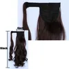 Clip ondulé en queue de cheveux faux cheveux queue de cheval postiche avec épingles à cheveux 100g cheveux synthétiques Extensions de queue de poney 1793402