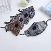 Gezichtsmasker met klep katoenen stofmasker luipaard camouflage wasbare mondmaskers voor volwassen vrouwen mannen herbruikbaar masker beschermende mode6918080